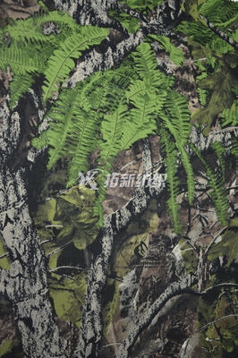 迷彩印花系列 树木印花PVC涂层涤塔夫面料的专业解析